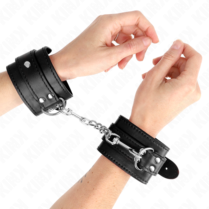 Kinksimple Wrist Restraints Black Adjustable 20-23 Cm X 5.5 Cm | Niks.fi verkkokauppa