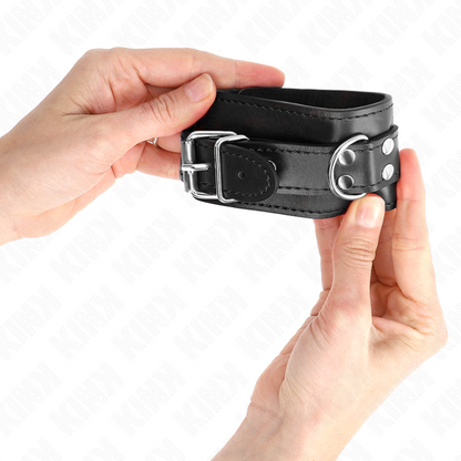 Kinksimple Wrist Restraints Black Adjustable 20-23 Cm X 5.5 Cm | Niks.fi verkkokauppa