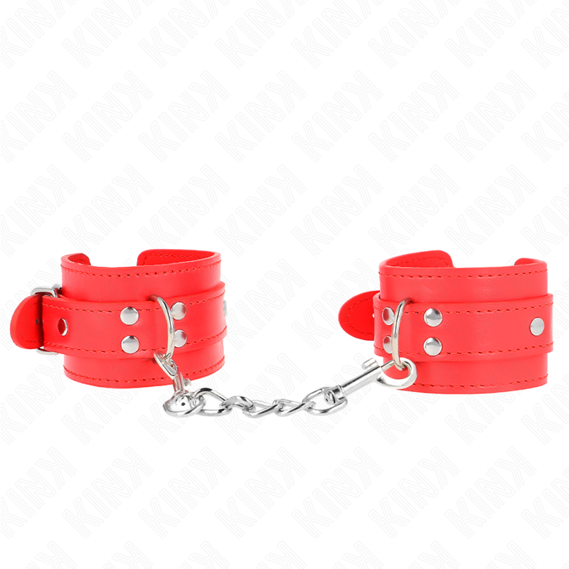 Kinksimple Wrist Restraints Red Adjustable 20-23 Cm X 5.5 Cm | Niks.fi verkkokauppa