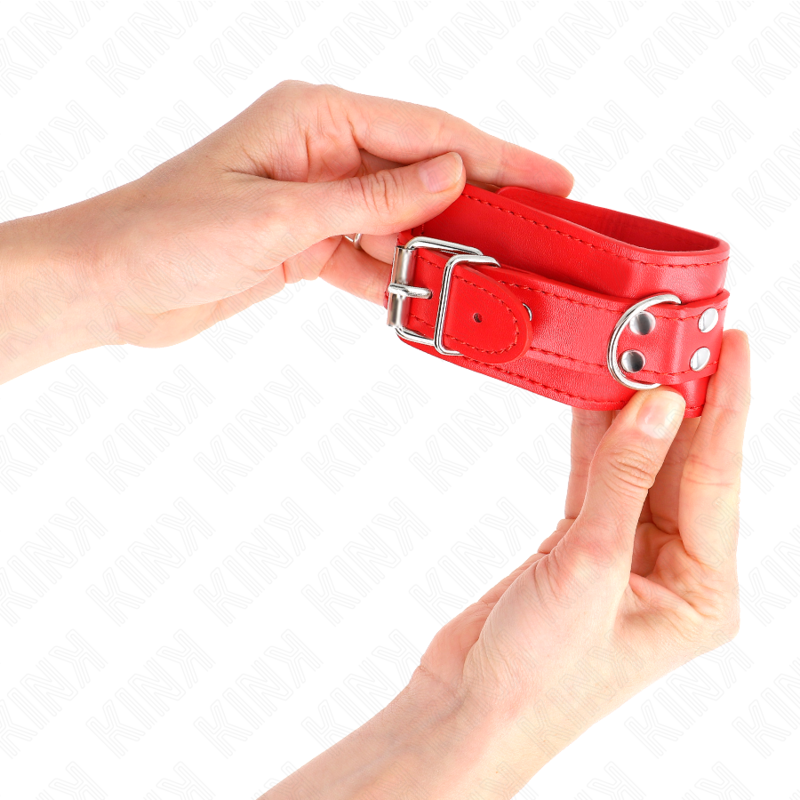 Kinksimple Wrist Restraints Red Adjustable 20-23 Cm X 5.5 Cm | Niks.fi verkkokauppa