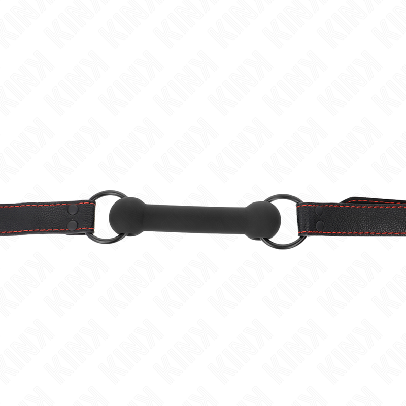 Kinkbone Gag With Leatherette Strap Black Adjustable 41-57 Cm | Niks.fi verkkokauppa