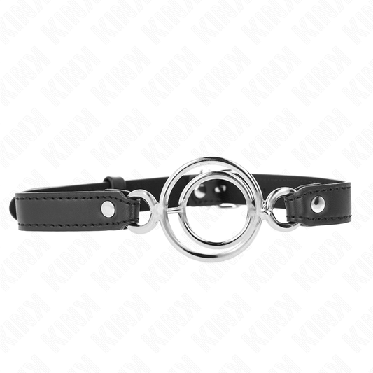 Kinkgag With Multiple O-Rings 5 Cm Black 63 X 2.5 Cm | Niks.fi verkkokauppa