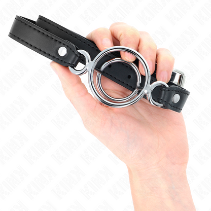 Kinkgag With Multiple O-Rings 5 Cm Black 63 X 2.5 Cm | Niks.fi verkkokauppa