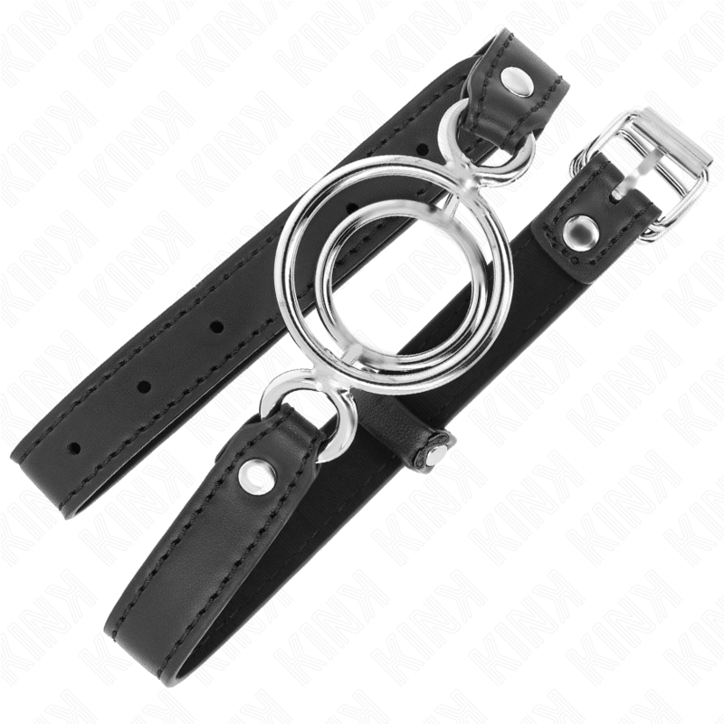 Kinkgag With Multiple O-Rings 5 Cm Black 63 X 2.5 Cm | Niks.fi verkkokauppa