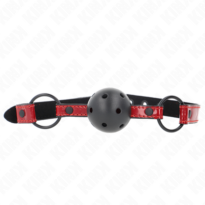 Kinkshiny Leatherette Ball 4.5 Cm Gag 63.5 X 2 Cm Adjustable 41 X 59 Cm | Niks.fi verkkokauppa