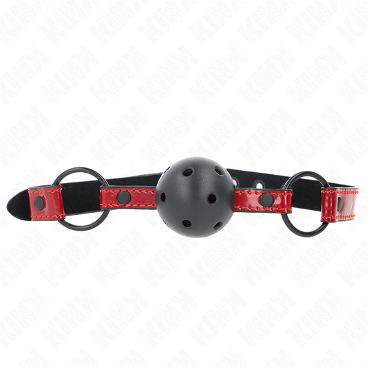 Kinkshiny Leatherette Ball 4.5 Cm Gag 63.5 X 2 Cm Adjustable 41 X 59 Cm | Niks.fi verkkokauppa