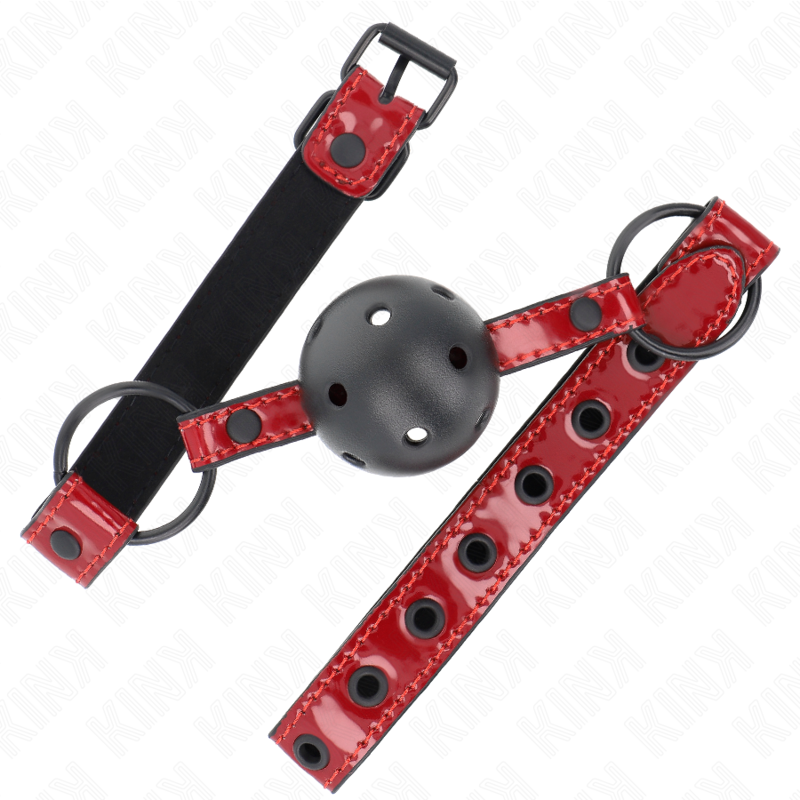 Kinkshiny Leatherette Ball 4.5 Cm Gag 63.5 X 2 Cm Adjustable 41 X 59 Cm | Niks.fi verkkokauppa