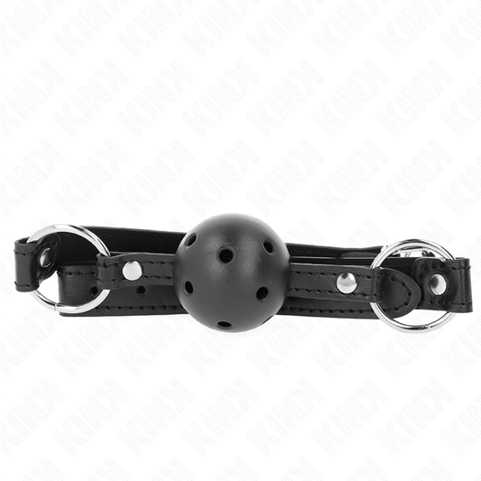 Kinkhollow Hard Black Ball 4.5 Cm Gag Model 1 63.5 X 2 Cm | Niks.fi verkkokauppa