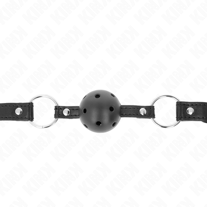 Kinkhollow Hard Black Ball 4.5 Cm Gag Model 1 63.5 X 2 Cm | Niks.fi verkkokauppa