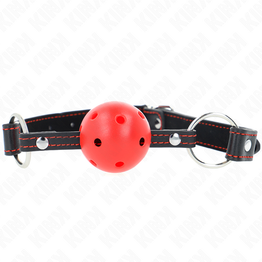 Kinkhollow Hard Red Ball Gag Model 2 65 X 2.5 Cm | Niks.fi verkkokauppa