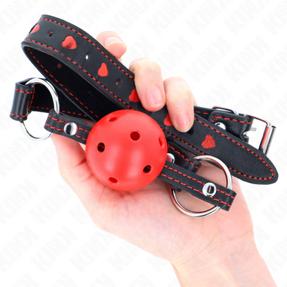Kinkhollow Hard Red Ball Gag Model 2 65 X 2.5 Cm | Niks.fi verkkokauppa