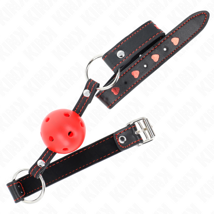 Kinkhollow Hard Red Ball Gag Model 2 65 X 2.5 Cm | Niks.fi verkkokauppa