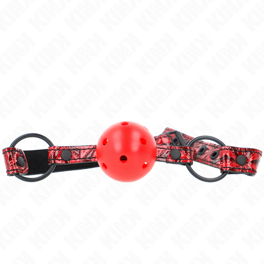 Kinkdiamond Pattern Ball 4.5 Cm Gag Model 1 64.5 Cm Adjustable 42-60 Cm | Niks.fi verkkokauppa