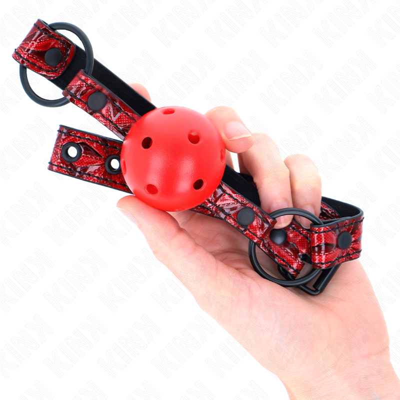 Kinkdiamond Pattern Ball 4.5 Cm Gag Model 1 64.5 Cm Adjustable 42-60 Cm | Niks.fi verkkokauppa