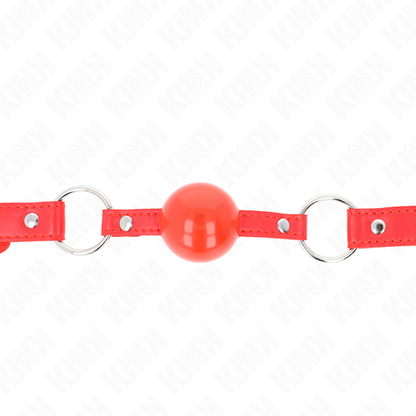 Kinktpe Ball 4 Cm Gag With Rojo Lock 60 X 2 Cm | Niks.fi verkkokauppa