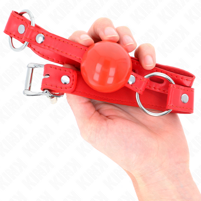 Kinktpe Ball 4 Cm Gag With Rojo Lock 60 X 2 Cm | Niks.fi verkkokauppa