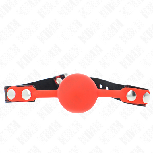 Kinkmodel 2 Silicone Ball 4 Cm Gag With Lock 60 X 2 Cm | Niks.fi verkkokauppa