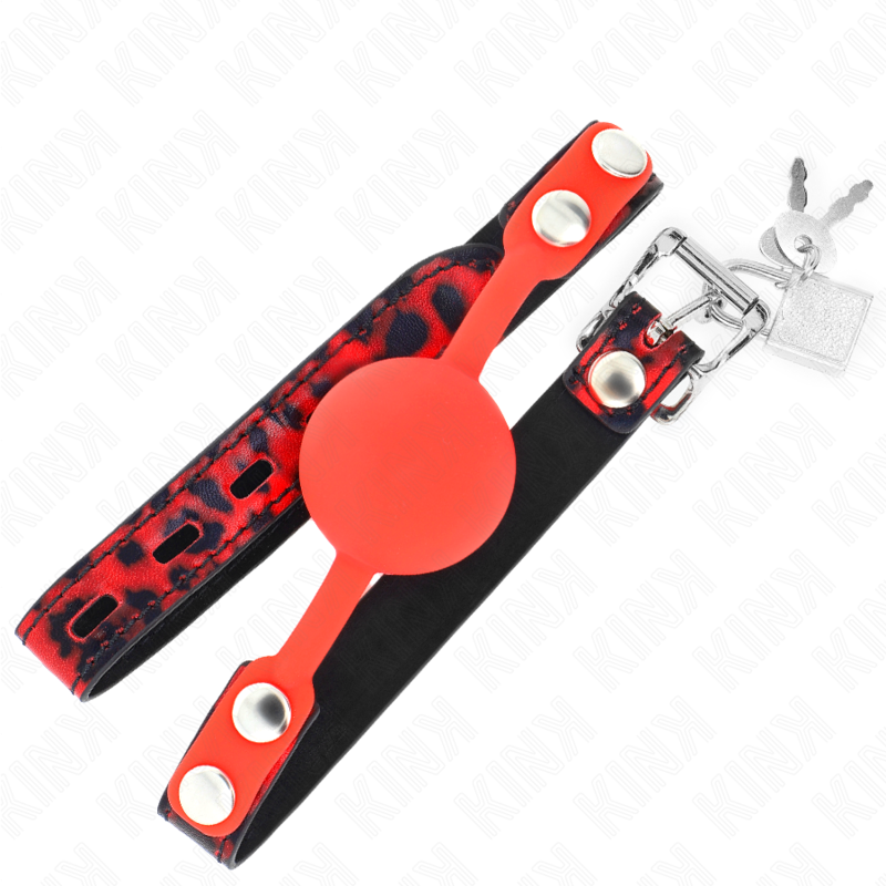 Kinkmodel 2 Silicone Ball 4 Cm Gag With Lock 60 X 2 Cm | Niks.fi verkkokauppa