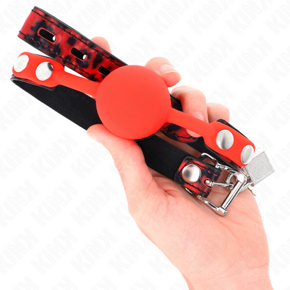 Kinkmodel 2 Silicone Ball 4 Cm Gag With Lock 60 X 2 Cm | Niks.fi verkkokauppa