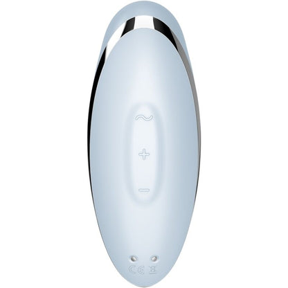 Satisfyertap & Climax 2 Vibrator & Stimulator Blue | Niks.fi verkkokauppa