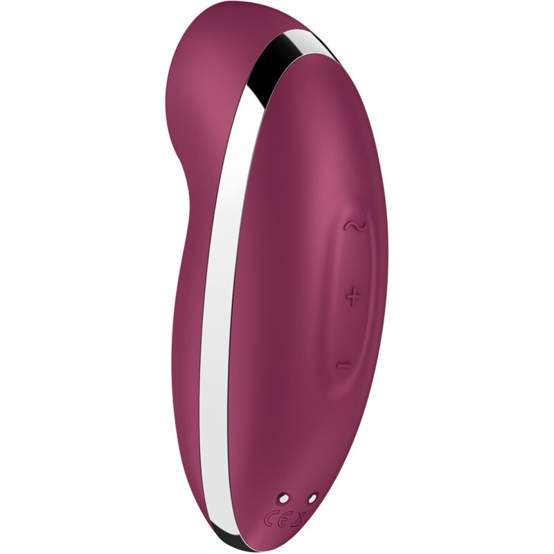 Satisfyertap & Climax 2 Vibrator & Stimulator Red | Niks.fi verkkokauppa