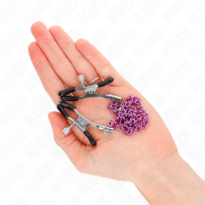 Kinkchain Nipple Clamps Purple 30 Cm | Niks.fi verkkokauppa