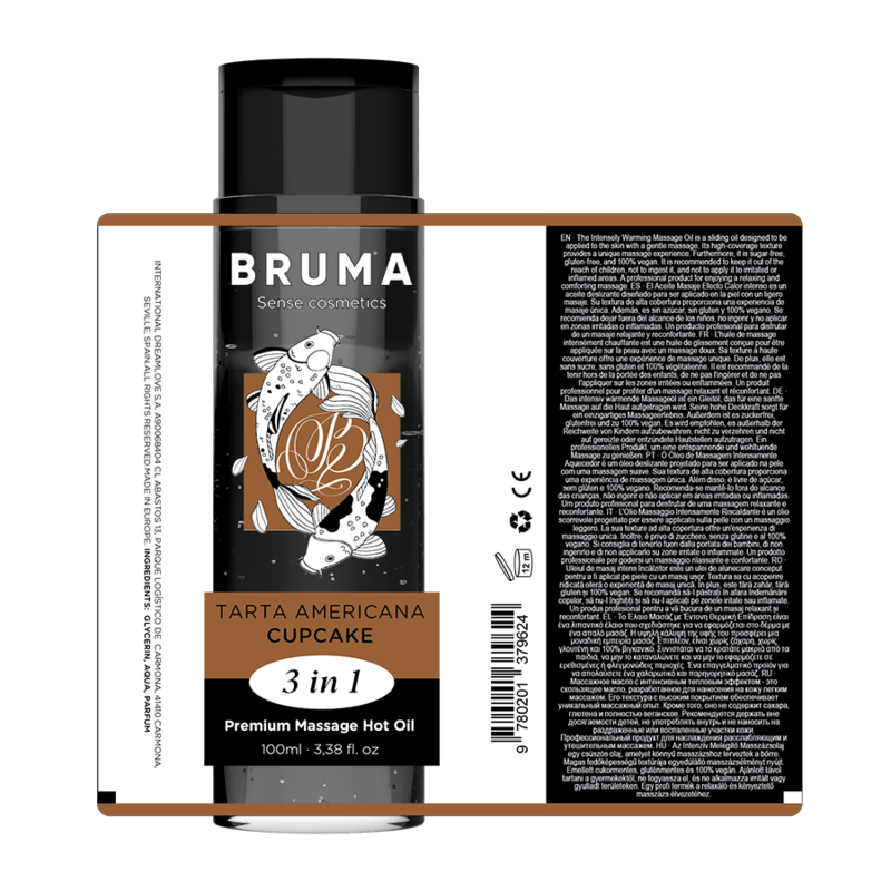 Premium Massage Hot Oil Cupcake 3 In 1100 Ml | Niks.fi verkkokauppa