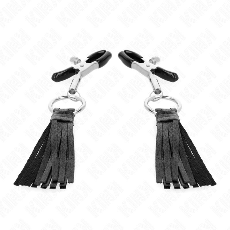 Kinkleatherette Tassel Nipple Clamps 6 Cm | Niks.fi verkkokauppa