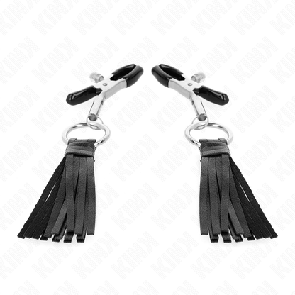 Kinkleatherette Tassel Nipple Clamps 6 Cm | Niks.fi verkkokauppa