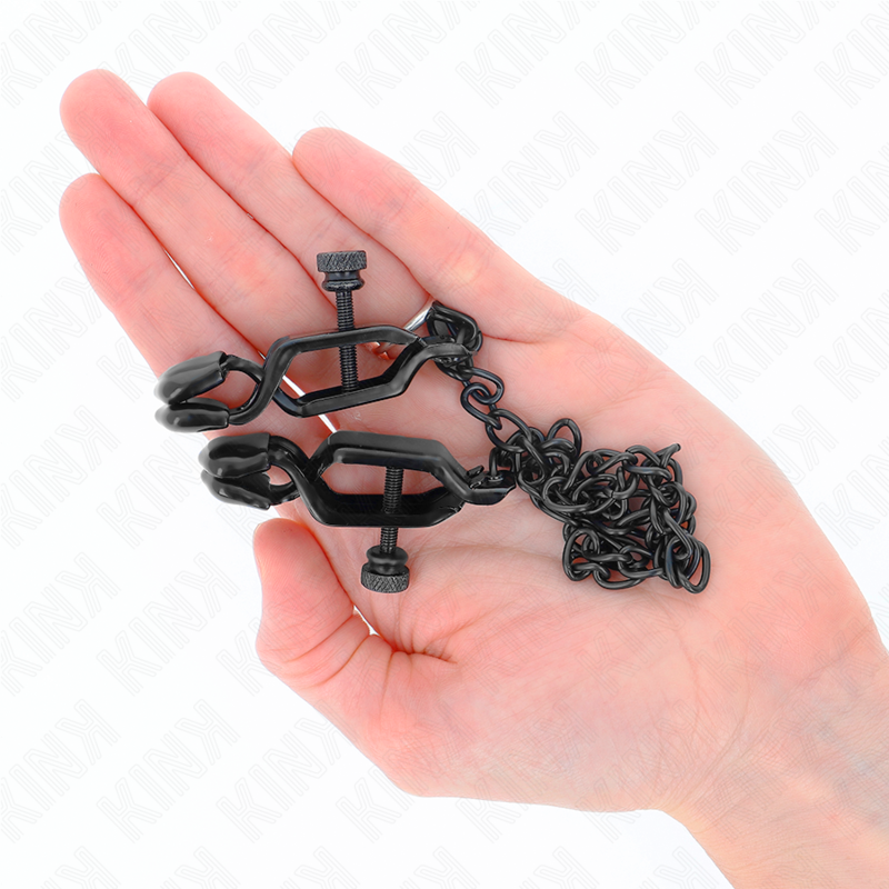 Kinkflat Chain Nipple Clamps Black 30 Cm | Niks.fi verkkokauppa