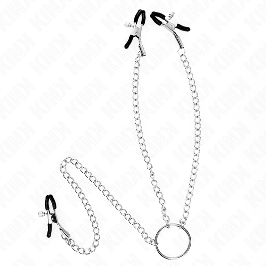 Kinktriple Nipple And Clit Clamps With Chain Model 0 | Niks.fi verkkokauppa