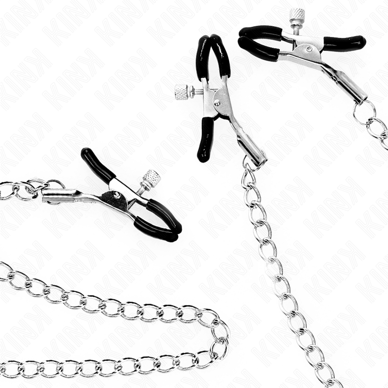 Kinktriple Nipple And Clit Clamps With Chain Model 0 | Niks.fi verkkokauppa