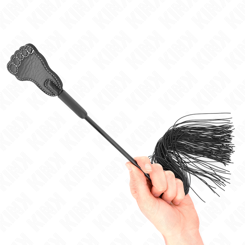Kinkfoot Shaped Paddle With Tassel Whip 31 Cm | Niks.fi verkkokauppa