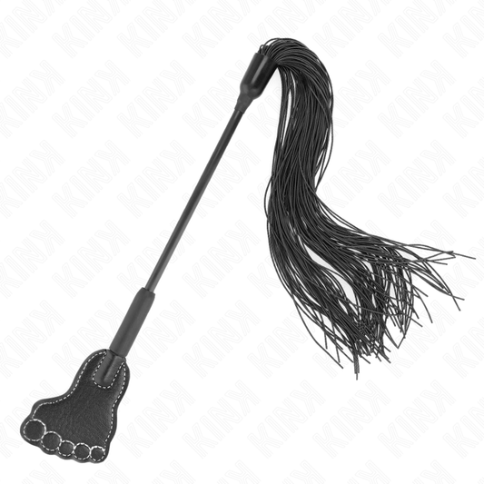 Kinkfoot Shaped Paddle With Tassel Whip 31 Cm | Niks.fi verkkokauppa
