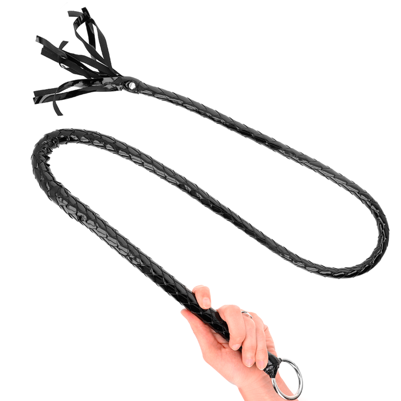 Kinklong Shiny Pvc Whip 138 Cm | Niks.fi verkkokauppa