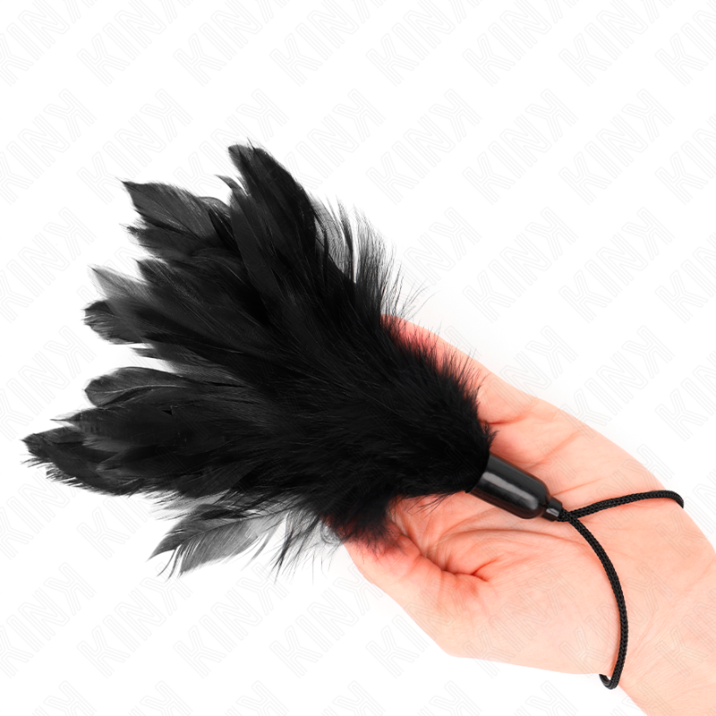 Kinktickle Feathers With Rope Handle Plastic Base 15 Cm | Niks.fi verkkokauppa