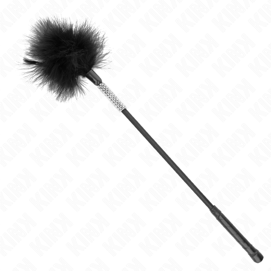 Kinktickle Feathers With Rhinestone Handle 50 Cm | Niks.fi verkkokauppa