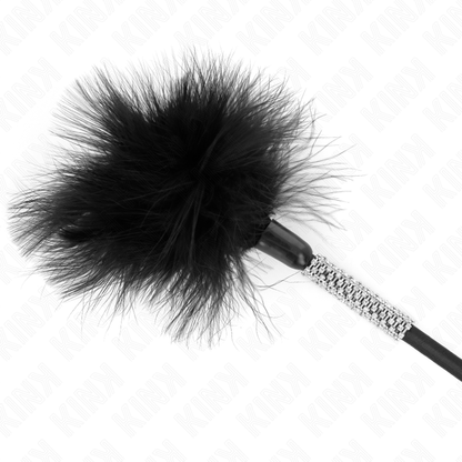 Kinktickle Feathers With Rhinestone Handle 50 Cm | Niks.fi verkkokauppa