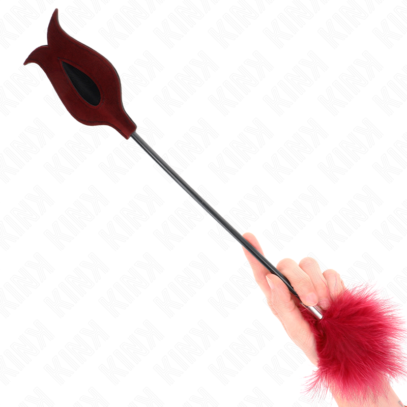 Kinktickle Feathers With Rose-Shaped Paddle 8 Cm | Niks.fi verkkokauppa