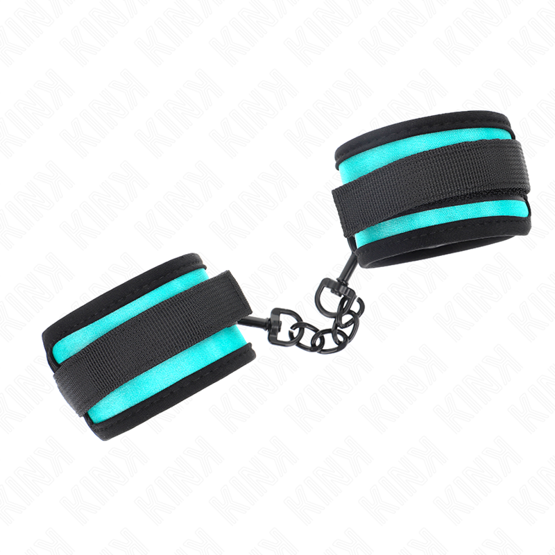 Kinkhook And Loop Nylon Bind Wrist Restraints Black-Blue Adjustable 18-32 Cm X 5 Cm | Niks.fi verkkokauppa