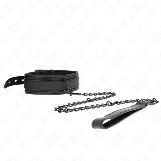 Kinkneoprene Bondage Collar Model 1 With Belt 78 Cm Adjustable 37.5 X 49.5 Cm | Niks.fi verkkokauppa