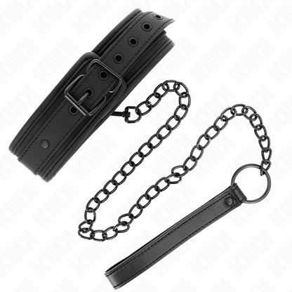 Kinkneoprene Bondage Collar Model 1 With Belt 78 Cm Adjustable 37.5 X 49.5 Cm | Niks.fi verkkokauppa