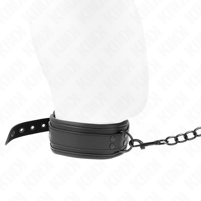 Kinkneoprene Bondage Collar Model 1 With Belt 78 Cm Adjustable 37.5 X 49.5 Cm | Niks.fi verkkokauppa