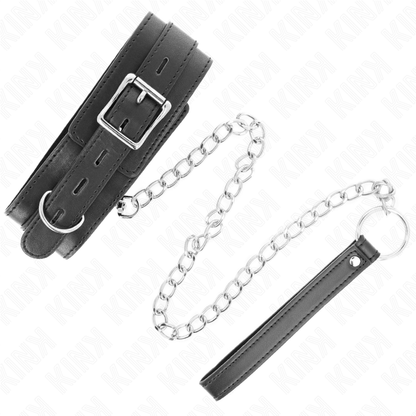 Kinkcollar With Belt 65 Cm With Strap Black 54 X 4.5 Cm | Niks.fi verkkokauppa