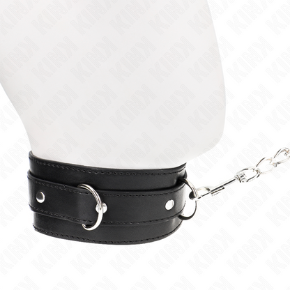 Kinkcollar With Belt 65 Cm With Strap Black 54 X 4.5 Cm | Niks.fi verkkokauppa