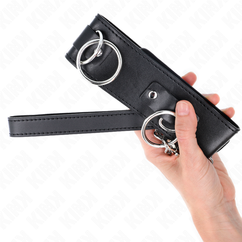 Kinknecklace With Leash 65 Cm 3 Ring Model 2 Adjustable 36-43 Cm X 5 Cm | Niks.fi verkkokauppa