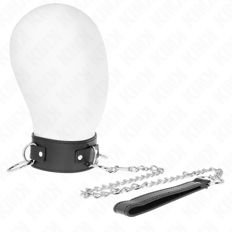 Kinknecklace With Leash 65 Cm 3 Ring Model 2 Adjustable 36-43 Cm X 5 Cm | Niks.fi verkkokauppa