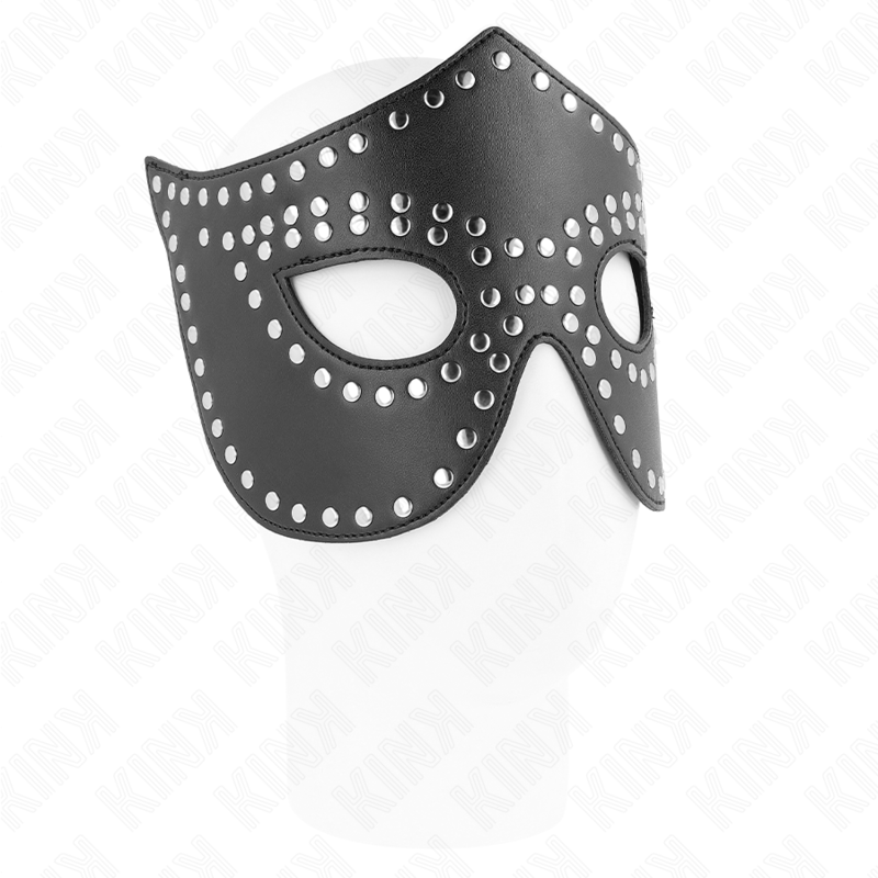 Kinkleatherette Mask With Rivets Model 2 30 X 12 Cm | Niks.fi verkkokauppa