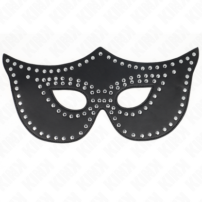 Kinkleatherette Mask With Rivets Model 2 30 X 12 Cm | Niks.fi verkkokauppa