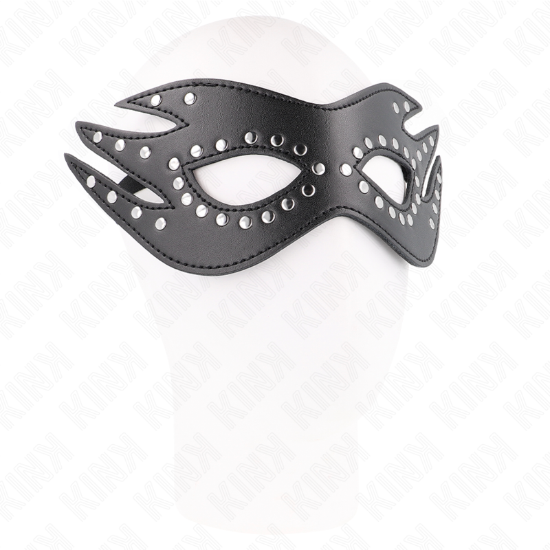 Kinkleatherette Mask With Rivets Model 3 26 X 9.5 Cm | Niks.fi verkkokauppa